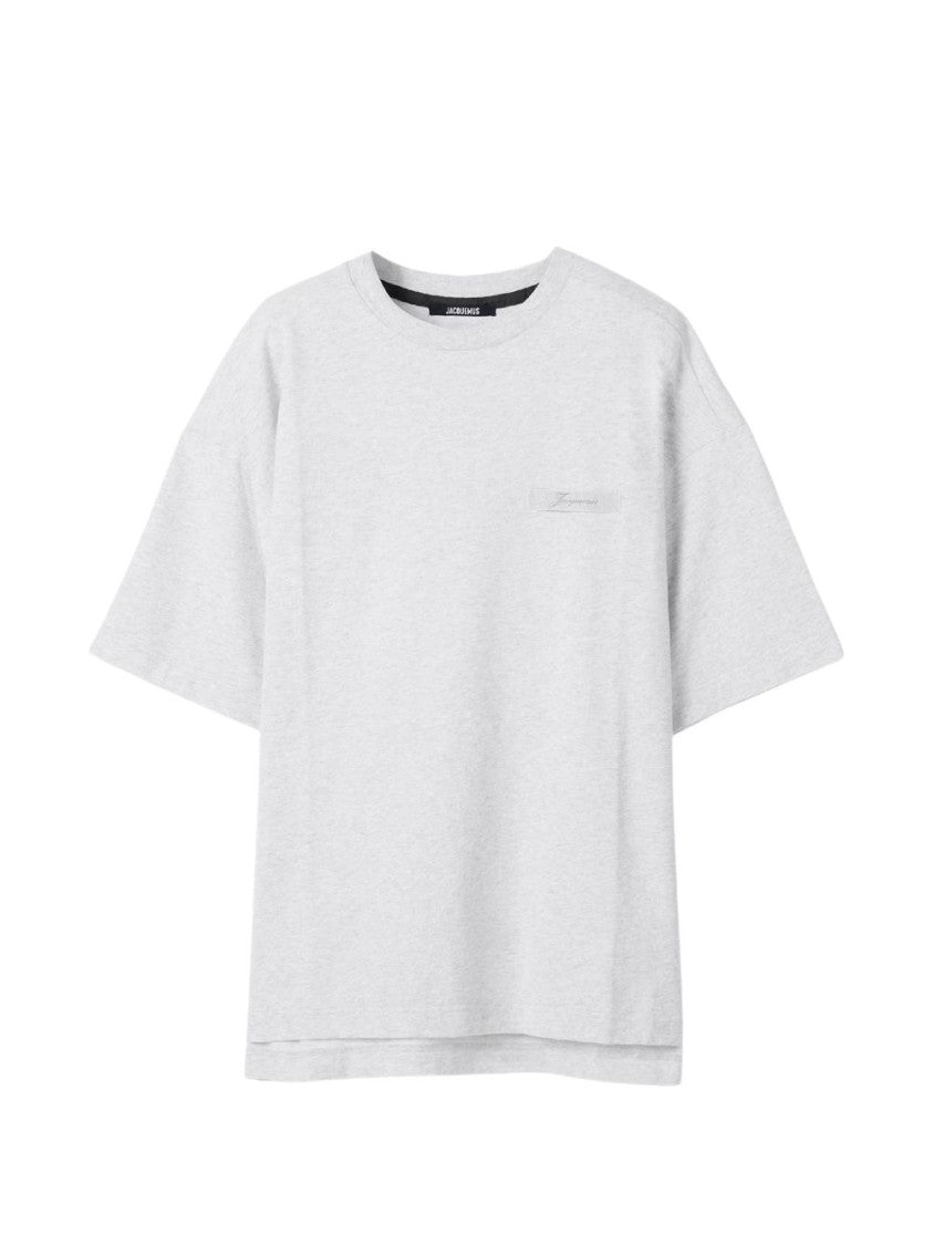 Jacquemus Relaxed Fit Graphic T-Shirt - Light Grey