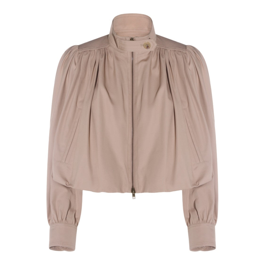 Chloé Voluminous High-Collar Jacket