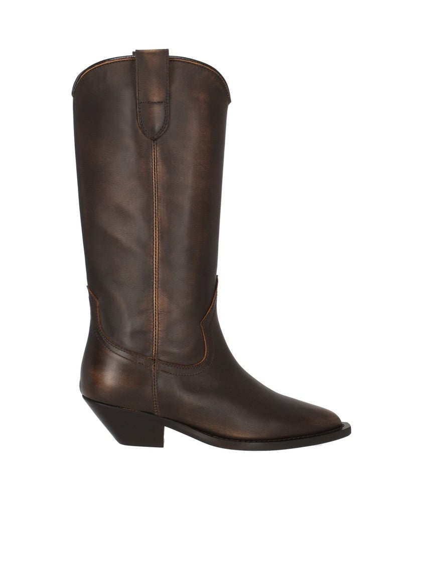 Via Roma 15 Minimalist Leather Western Boots