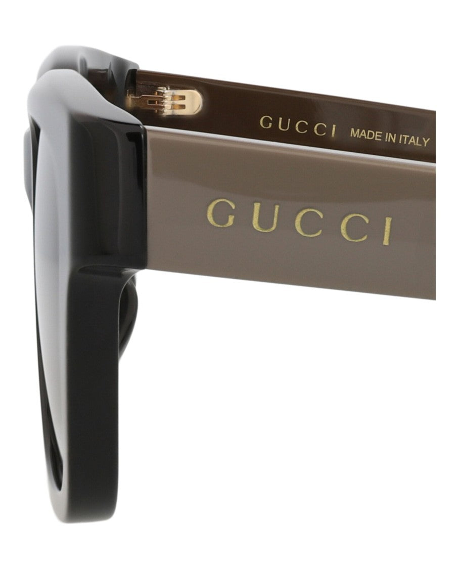 Gucci Square-Frame Recycled Acetate Sunglasses