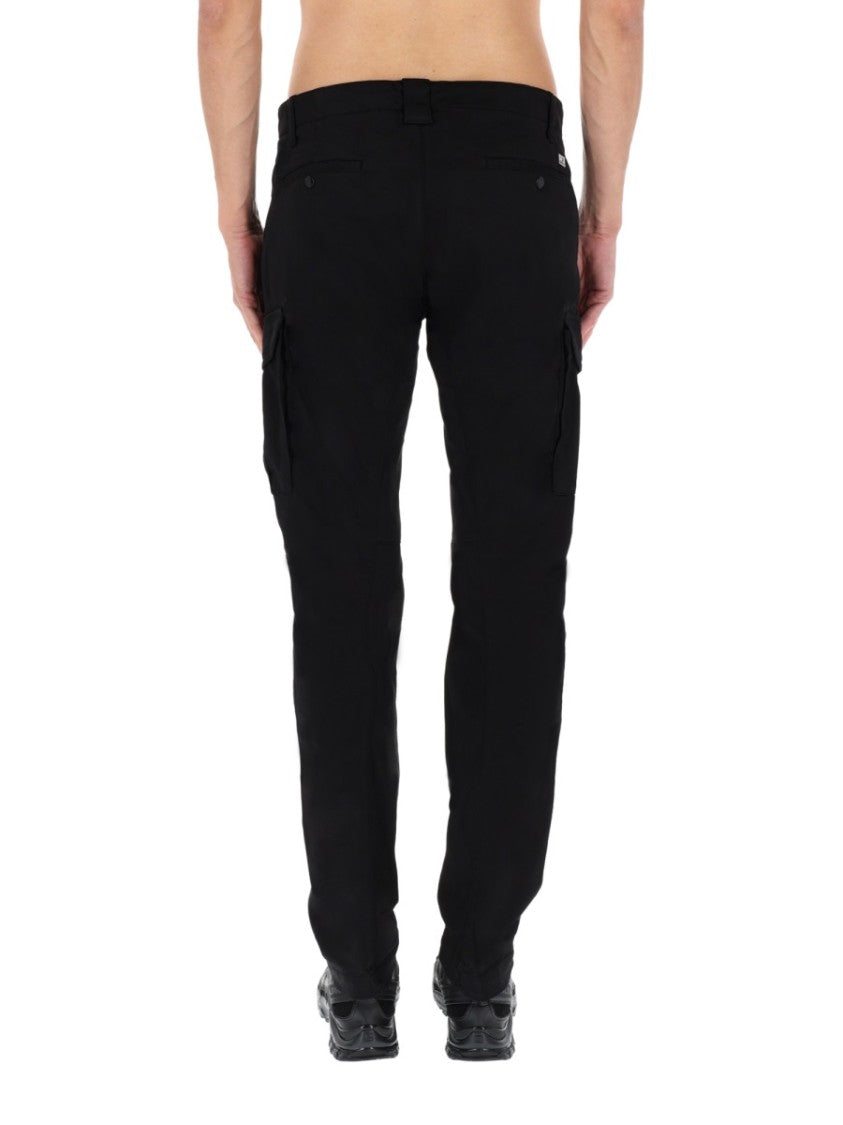 C.P. Company Neutral Ergonomic Straight-Leg Cotton-Blend Cargo Pants