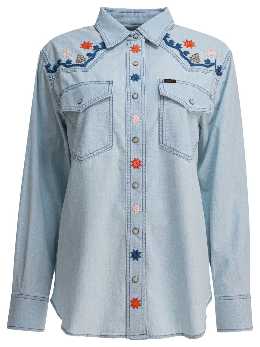 Filson Western-Style Embroidered Shirt