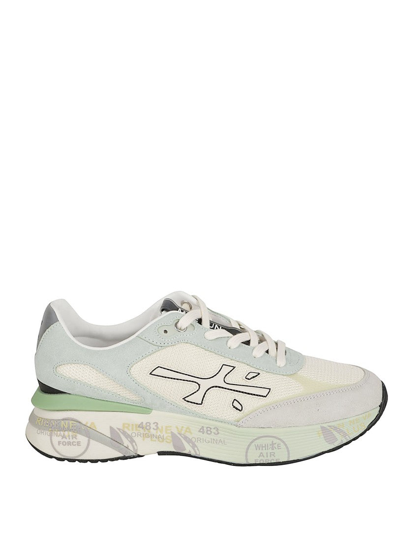 Premiata Multicolor Smooth Leather And Suede Sneakers