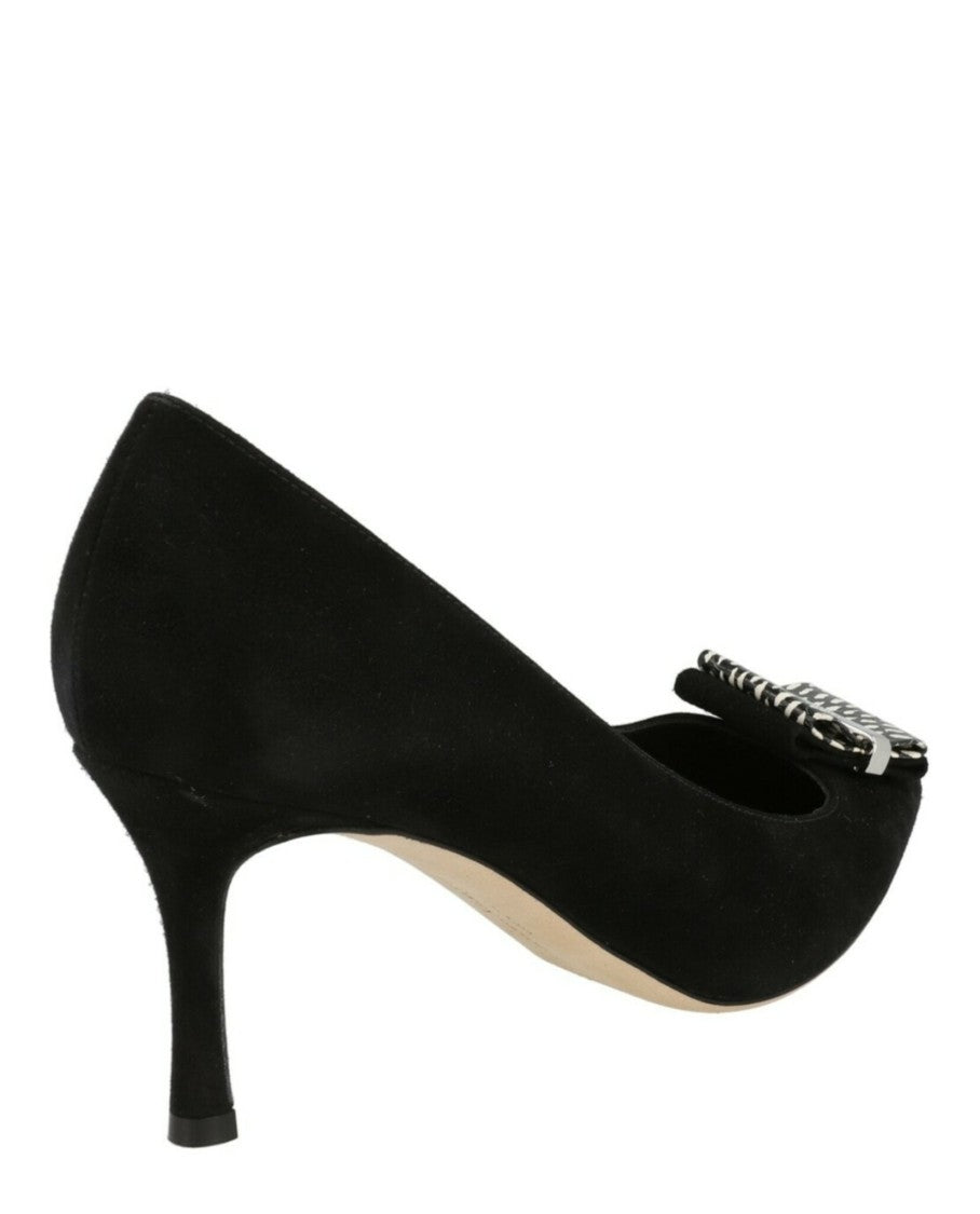 Ferragamo Winnie Leather Pumps - Narrow Width