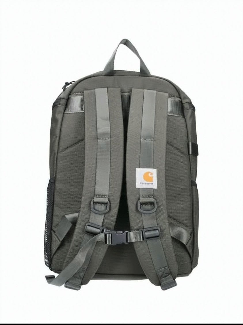 Carhartt Wip Structured Green Nylon Backpack With Padded Straps