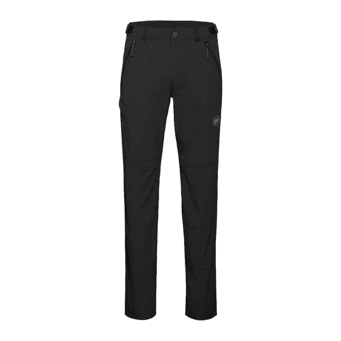 Mammut Streamlined Black Straight Pants With Zippered Pockets