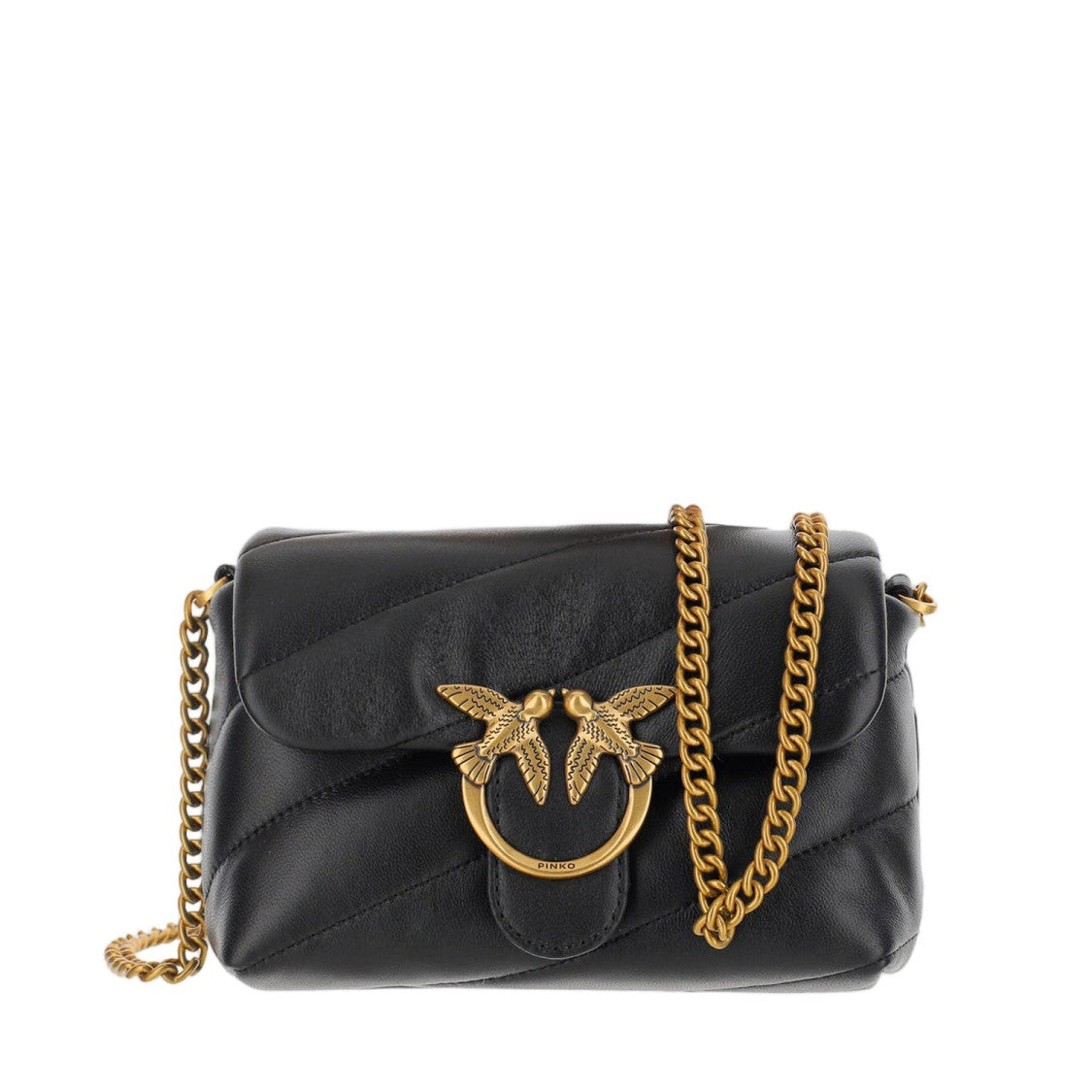 Pinko Love Baby Puff Shoulder Bag With Diagonal Quilting