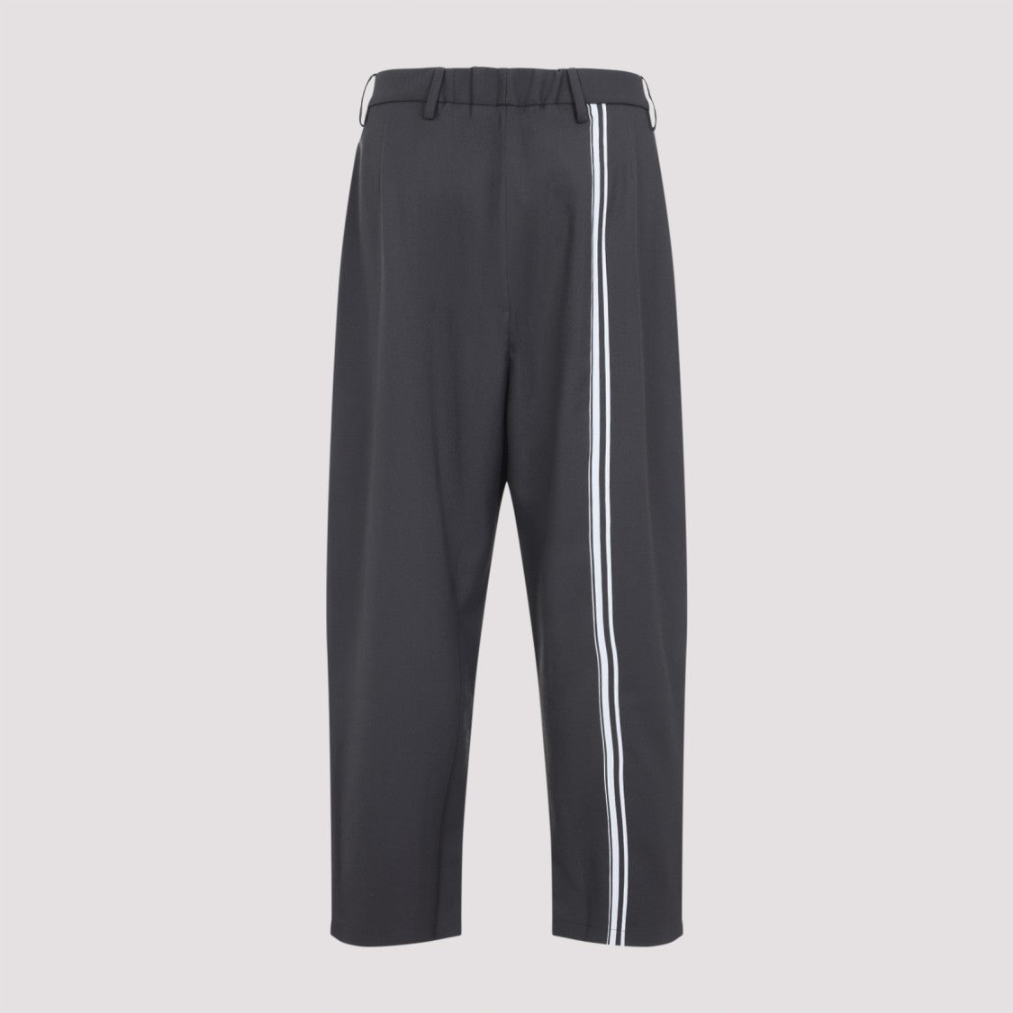 Mordecai Tailored Grey Trousers With Pleated Front