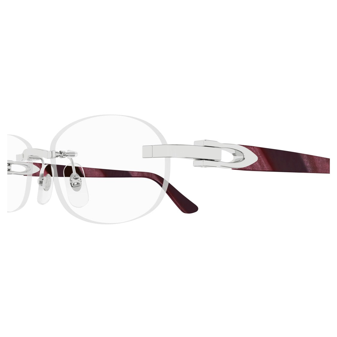 Cartier Ct0455oj Rimless Eyeglasses