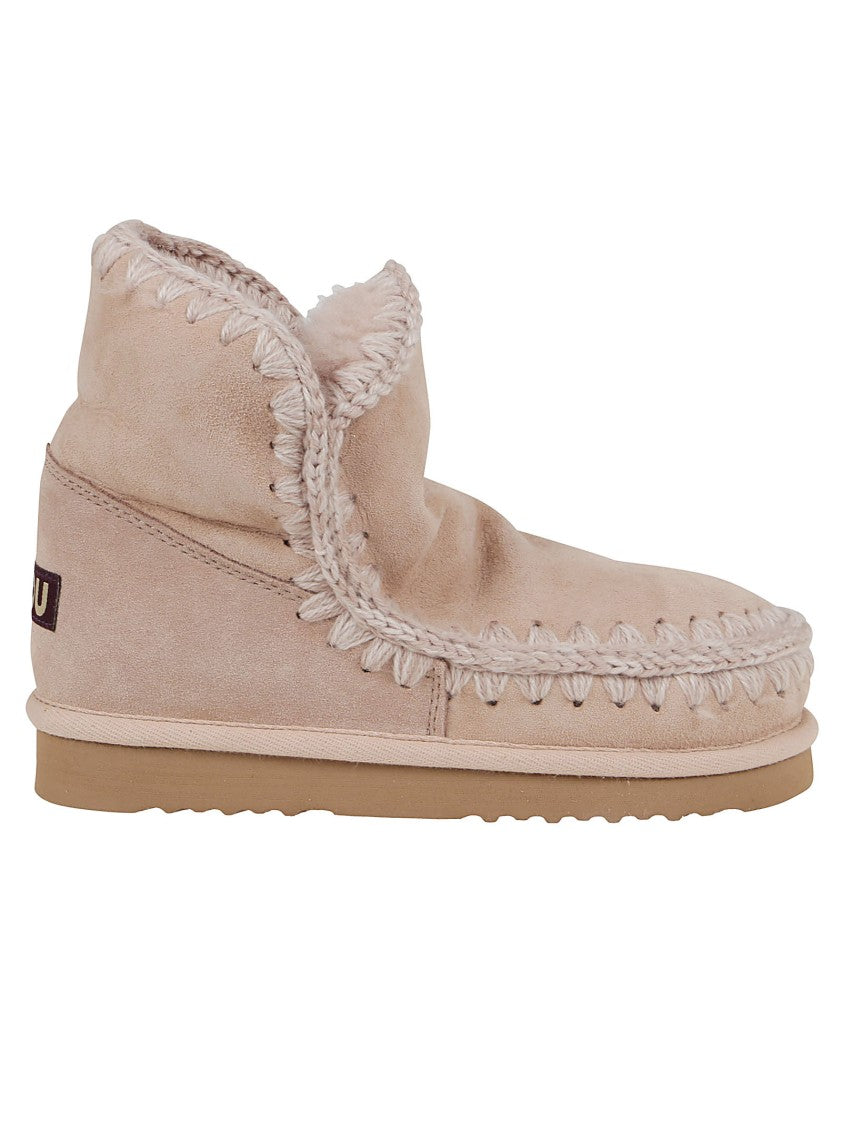 Mou Eskimo 18 Sheepskin Hand-Crocheted Boots
