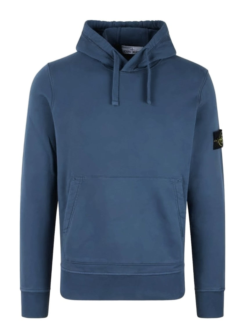 Stone Island Solid Blue Hoodie