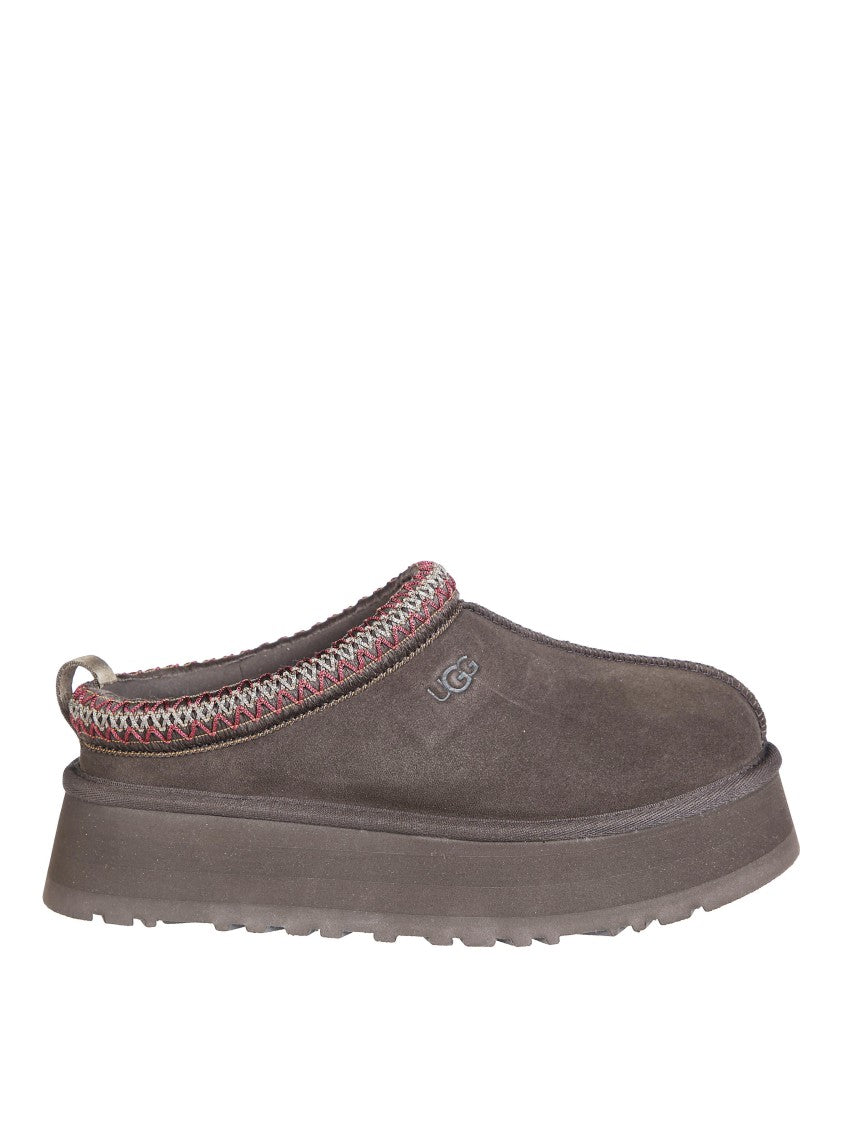 Ugg Tazz Ii Suede Multicolored Trim Slip-On Flats