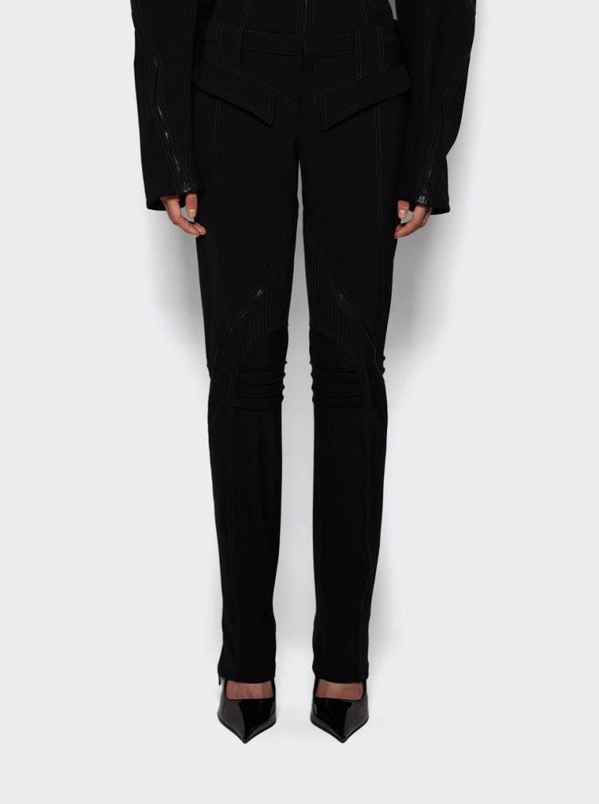 Mugler Zipped Scuba Pants
