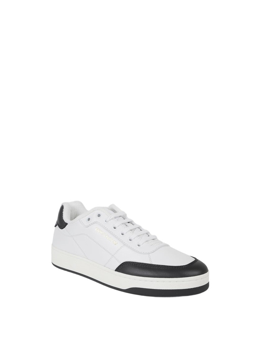 Saint Laurent Sl61 Sn Low-Top Calf Leather Sneakers