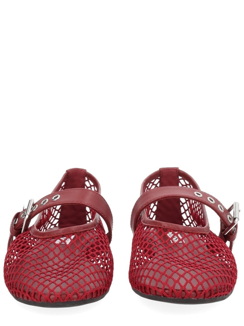 Senso Carina Pointed Mesh Buckle Flats