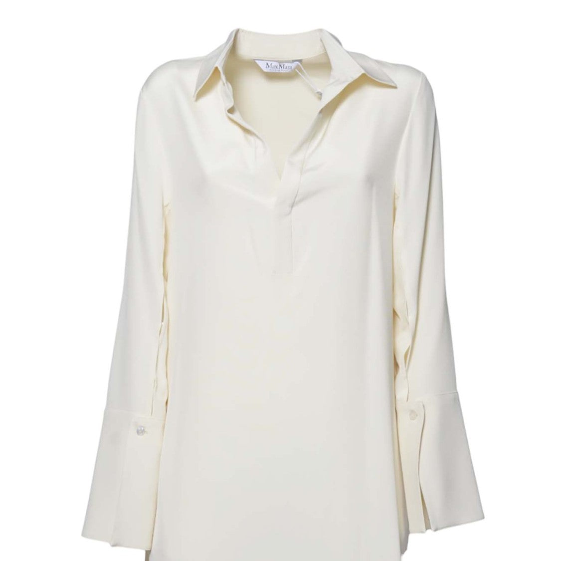 Max Mara Relaxed Maxi Dress With Classic Collar