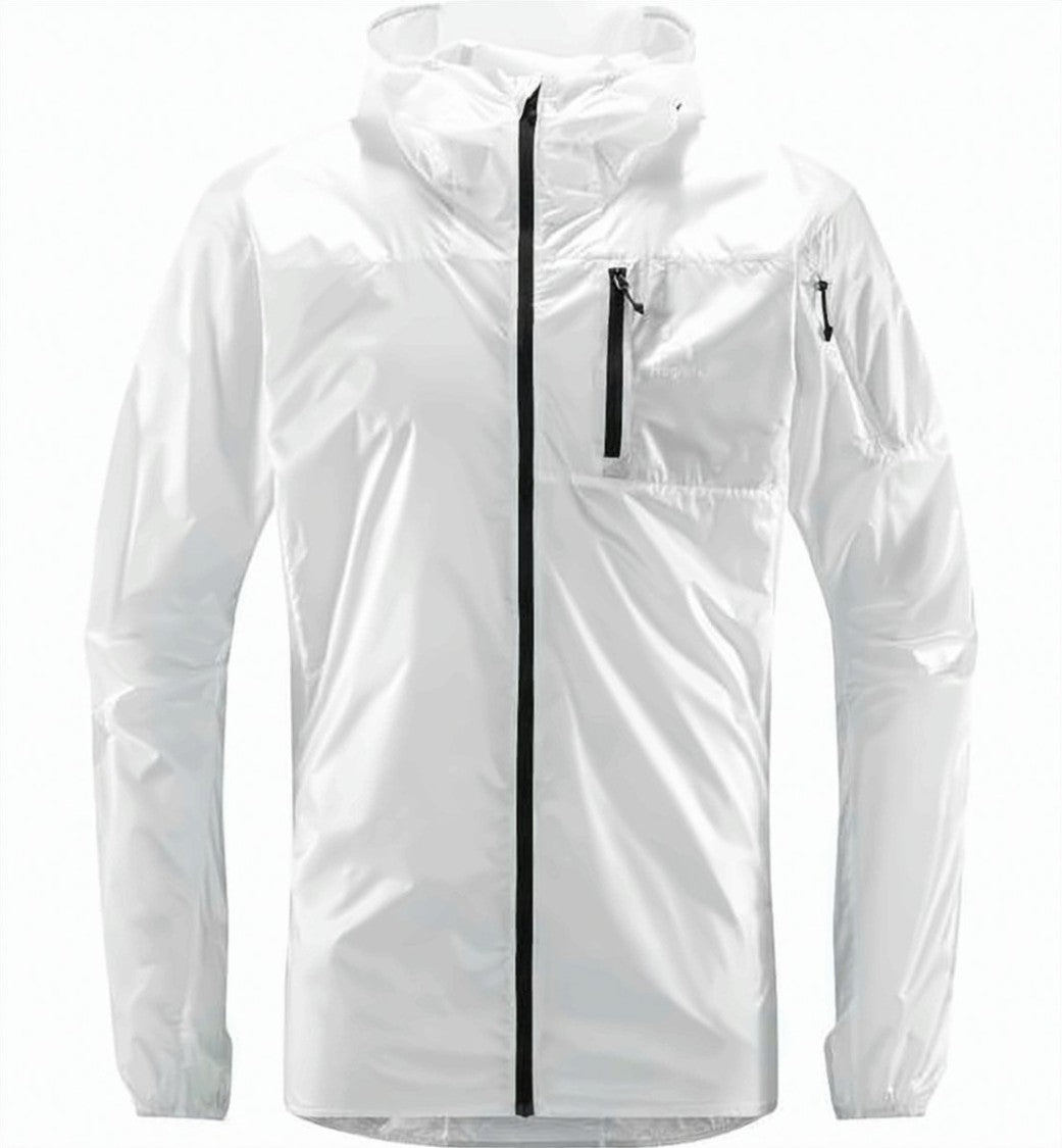 Haglöfs Lightweight White Jacket With Hood