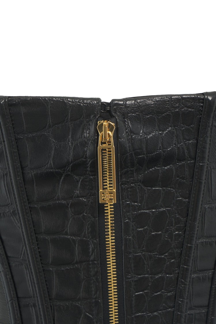 Elisabetta Franchi Crocodile Print Top