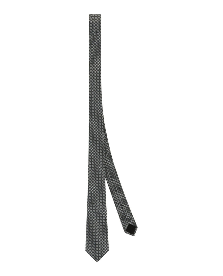 Gucci Horsebit Silk Jacquard Tie