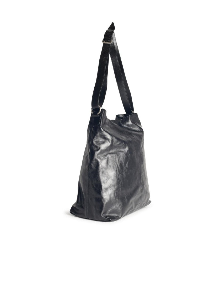 Dries Van Noten Black Leather Bag