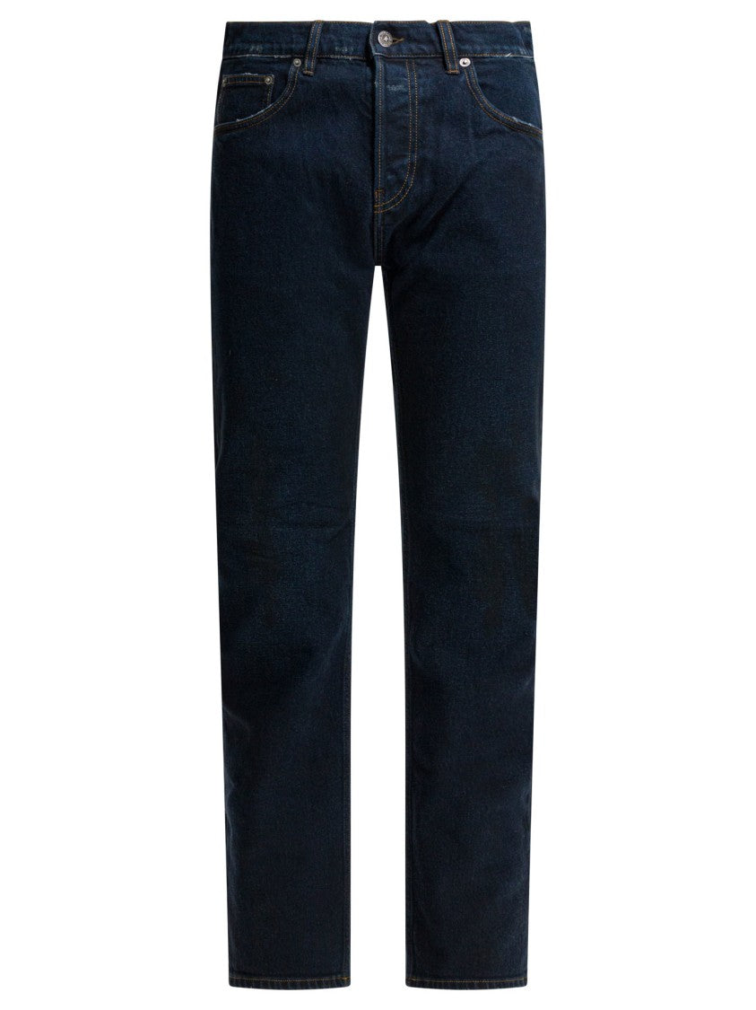Golden Goose Slim Fit Denim Jeans With Hand Abrasions