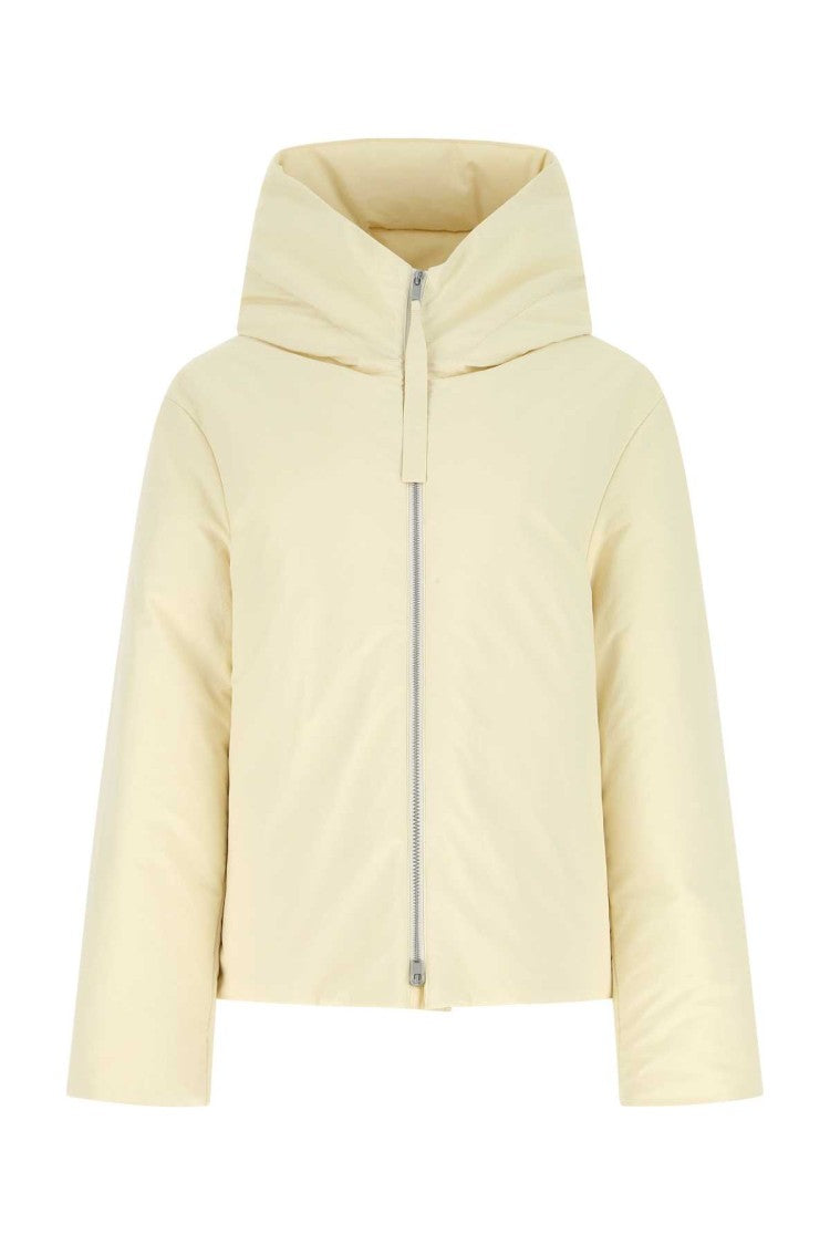 Jil Sander Cream Polyester Oversize Down Jacket