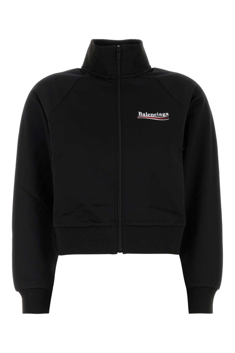 Balenciaga Black Nylon Ben Sweatshirt