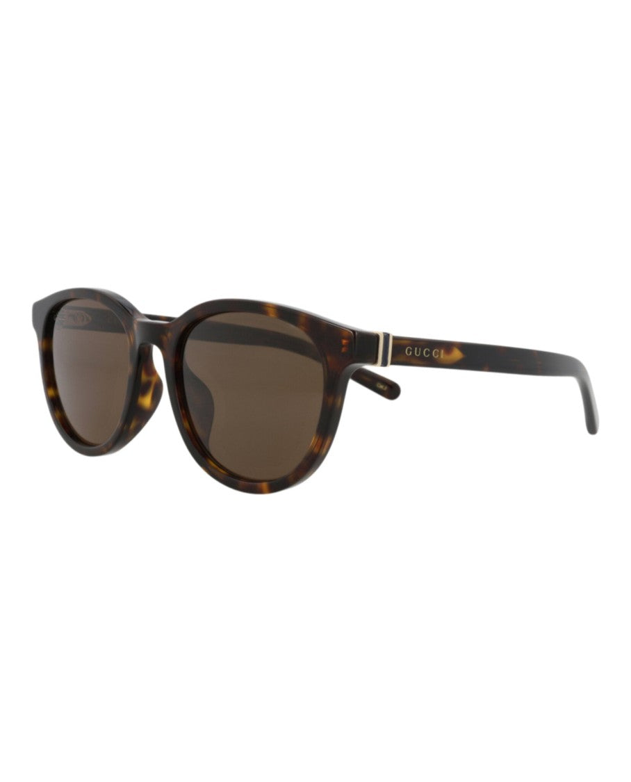 Gucci Round-Frame Recycled Acetate Sunglasses