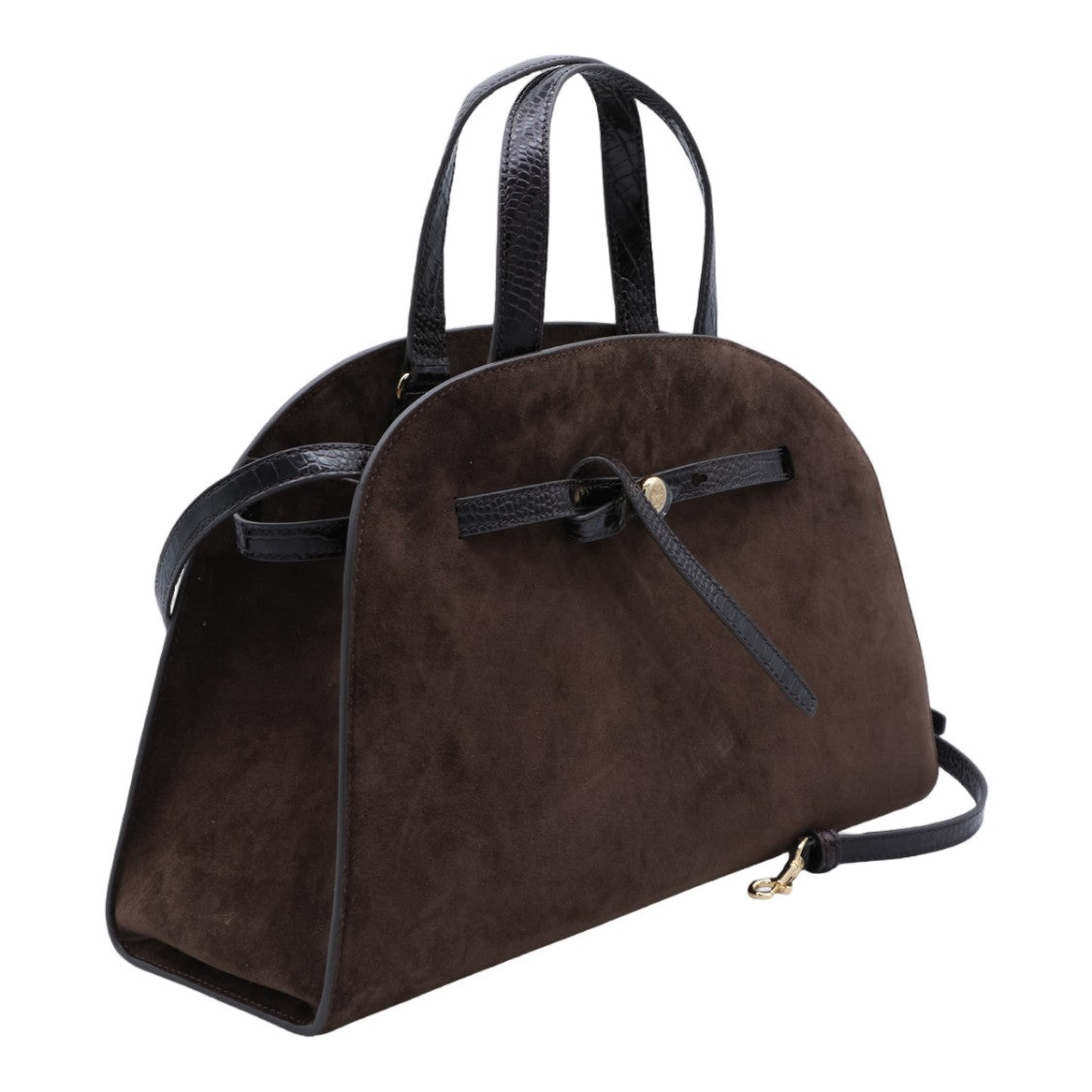 Tory Burch Textured Accent Structured Dome Handbag