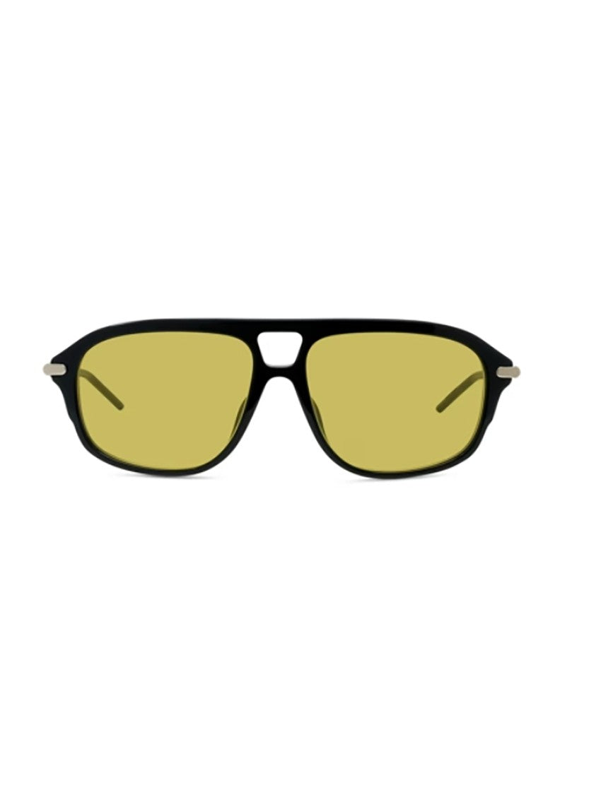 Givenchy Gv40113i Rectangular Gold Yellow Sunglasses