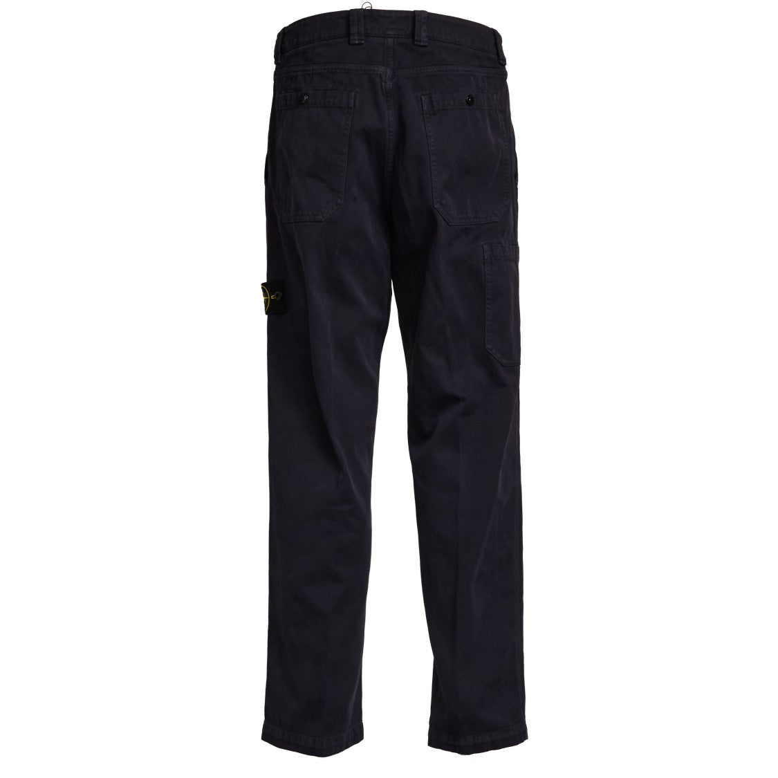 Stone Island Stretch Organic Cotton Broken Twill Old Effect Trousers
