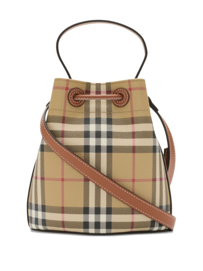 Burberry Mini Drawstring Bucket Bag