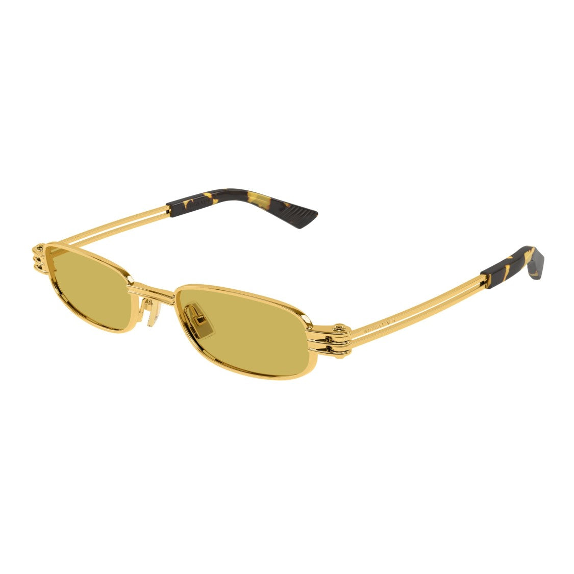 Bottega Veneta Bv1381s Rectangular Frame Sunglasses