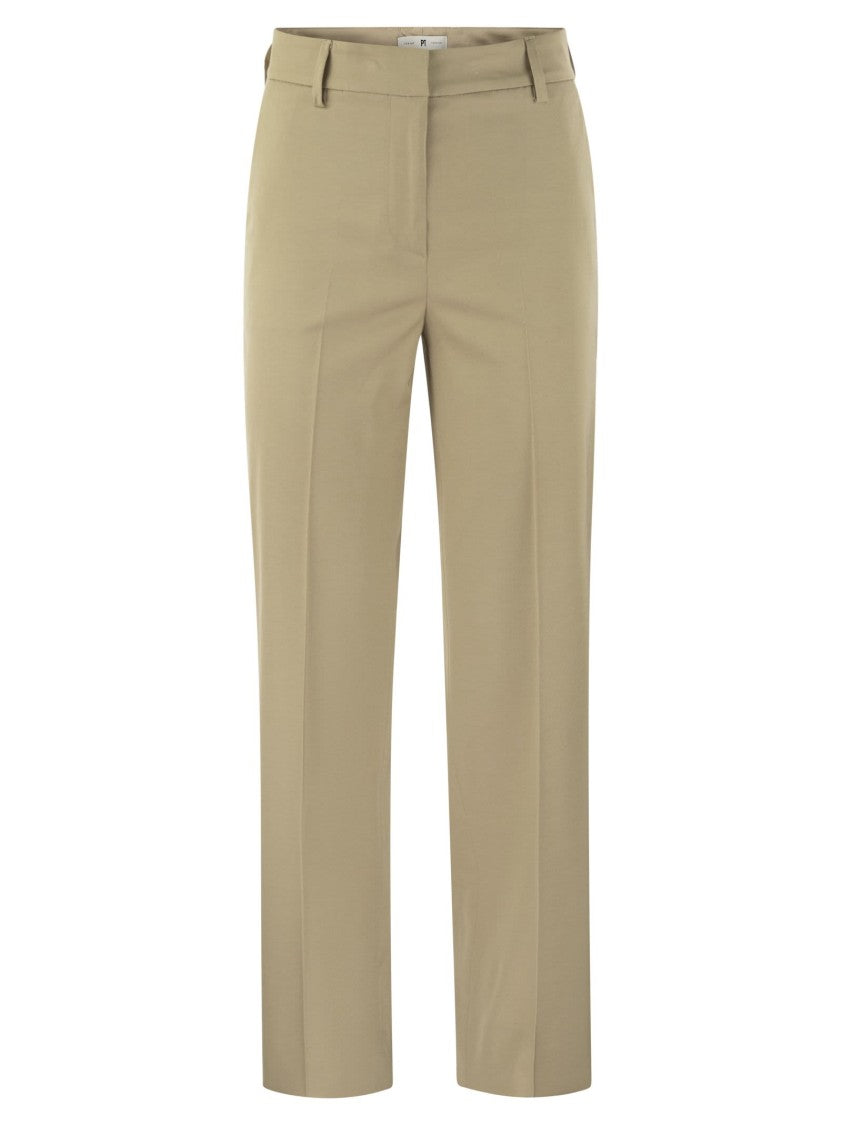 Pt Torino Ambra - Stretch Viscose Trousers
