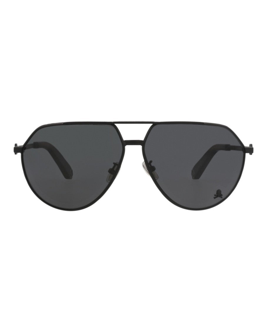 Philipp Plein Aviator-Frame Acetate Sunglasses With Polarized Lenses And Designer Case