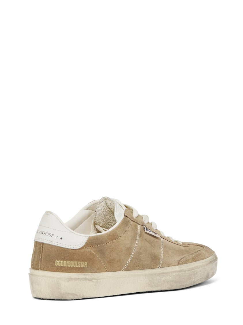 Golden Goose Suede And Leather Sneakers With Textured Detailing