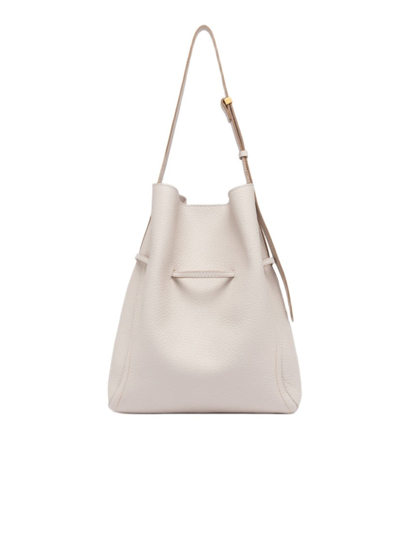 Gianni Chiarini Soft Silhouette Pebbled Leather Bag With Contrast Stitching