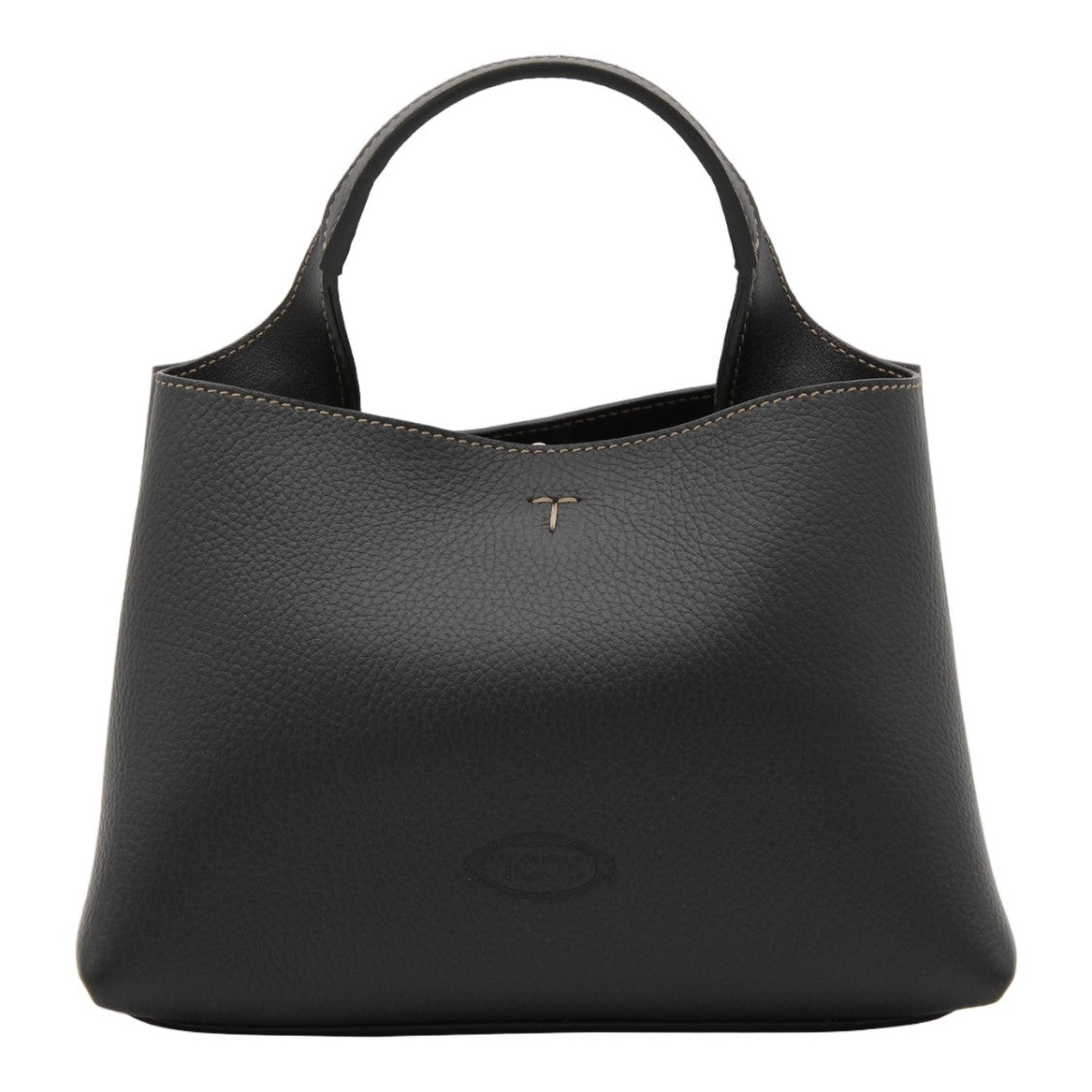 Tod's Structured Handbag With Minimalist Design And Curved Top Edge