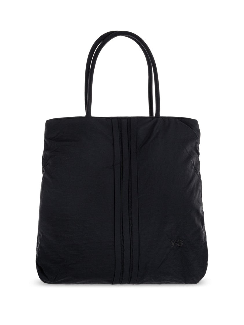 Y-3 Padded Stripes Logo Tote Bag