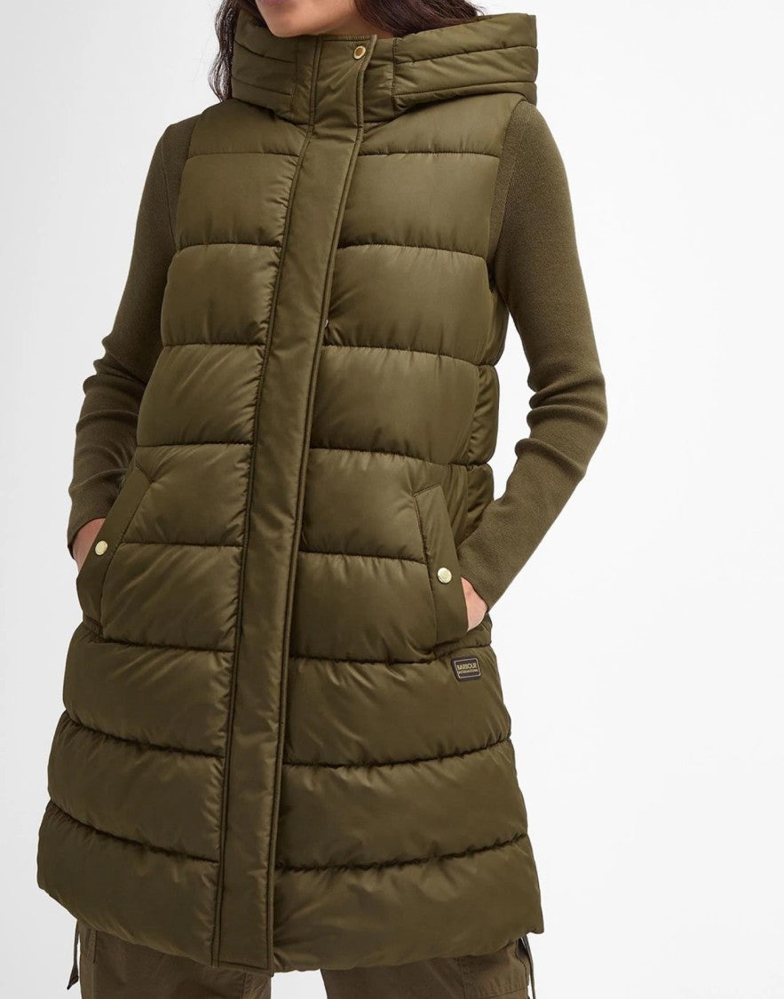 Barbour Greyson Puffer Long Gilet Jacket