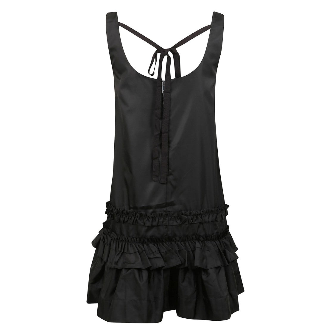 Ganni Ruffled Mini Dress