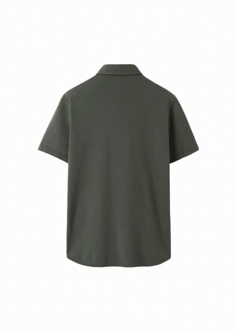 Loro Piana Short-Sleeved Polo Shirt With Classic Collar And Three-Button Placket