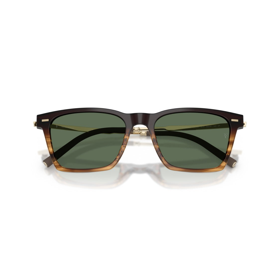 Oliver Peoples 0Ov5624su Rectangular Tortoiseshell Sunglasses With Gold-Toned Temples