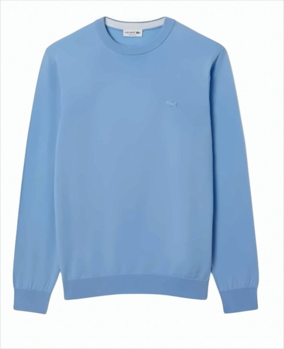 Lacoste Wool Sweater With Ribbed Finishes