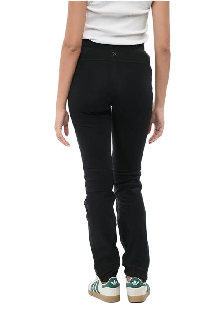 Montura Montura Straight Pants With Contrasting Textured Panels