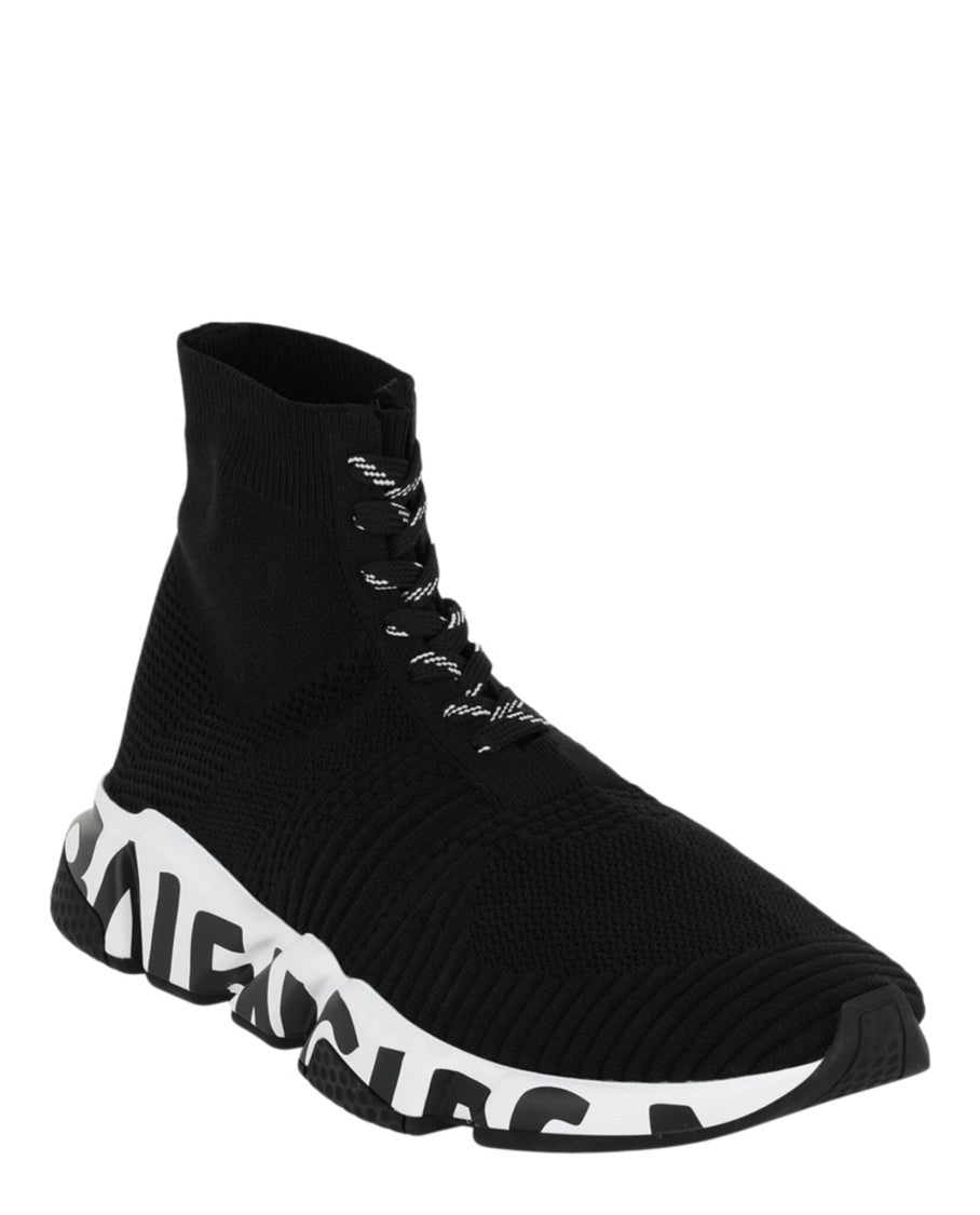 Balenciaga Speed Lace-Up Graffiti Sneakers