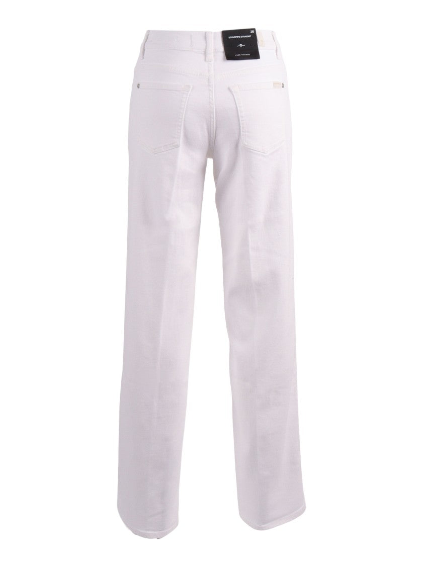 7 For All Mankind Stovepipe Straight Leg Jeans