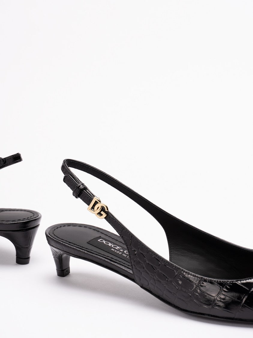 Dolce & Gabbana Slingback Pumps With Pointed Toe