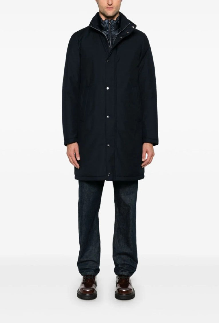 Herno Mid-Length Down Jacket With High Collar