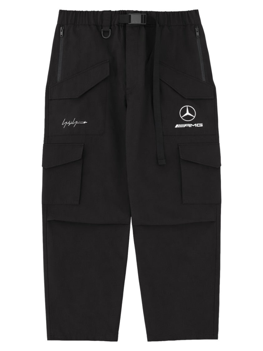 Y-3 X Amg Relaxed Fit Cargo Pants With Logo Details